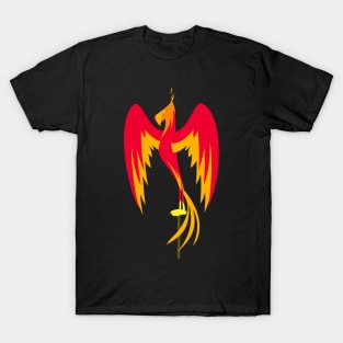 Perching Phoenix Philomeena T-Shirt